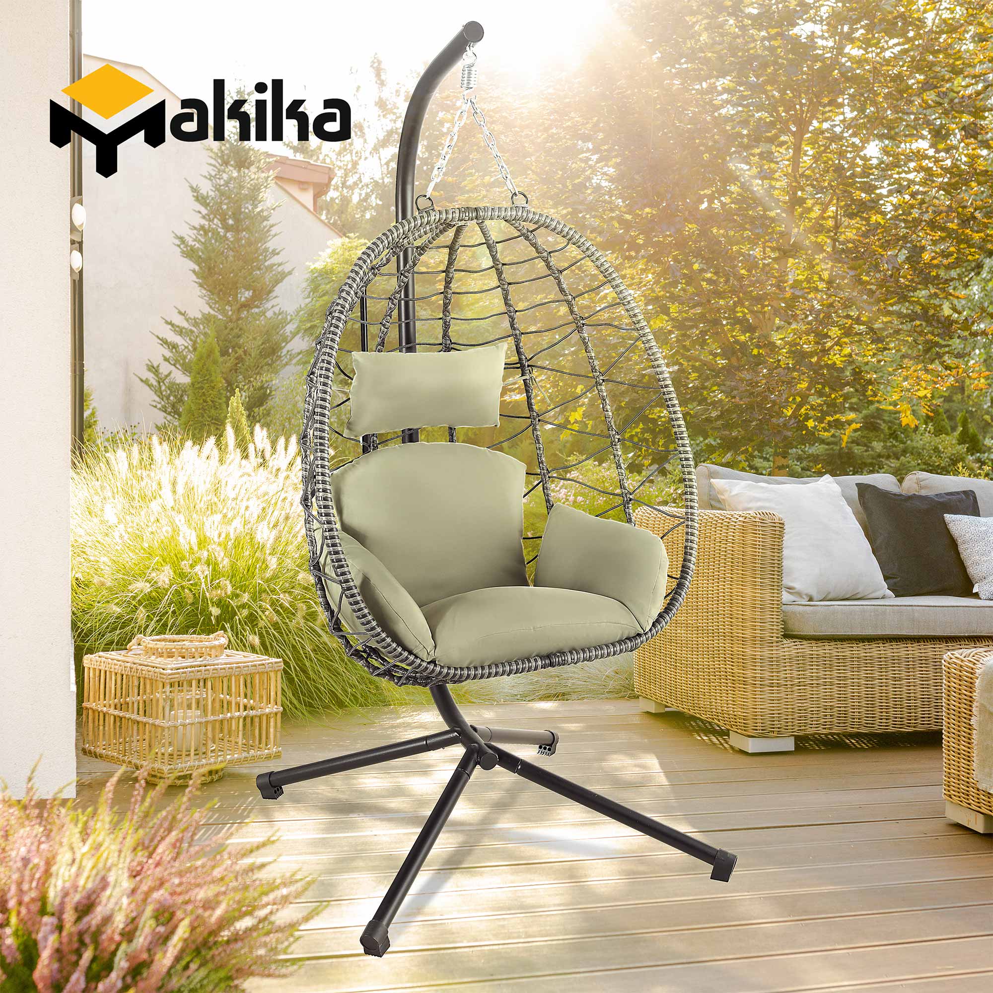 foldable hanging egg chair