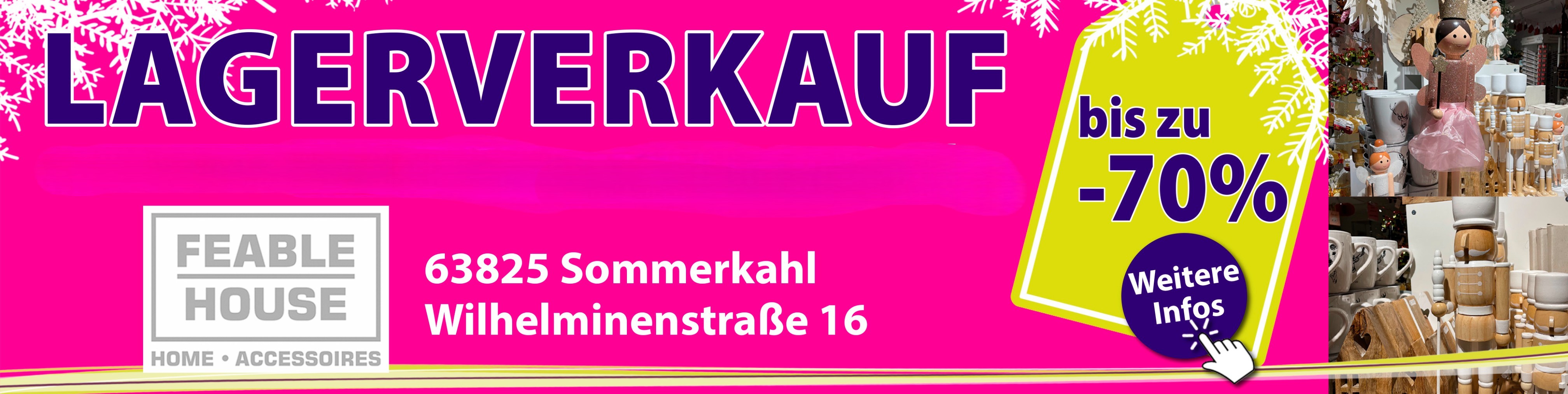 Lagerverkaufs-Info