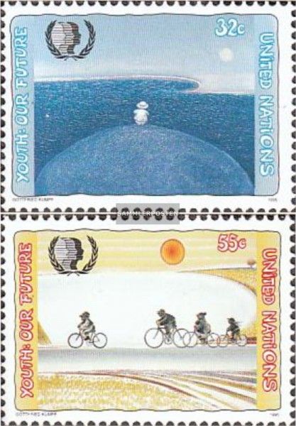 UN-New York 685-686 MNH 1995 Youth | eBay