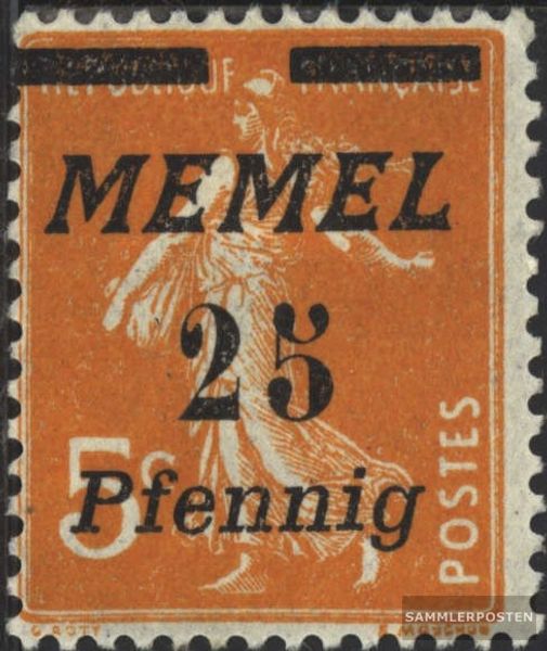 Memelgebiet 1922 Stamps - 70 Unmounted Mint Never Hinged (MNH) Collector Stamps, Clear Brands