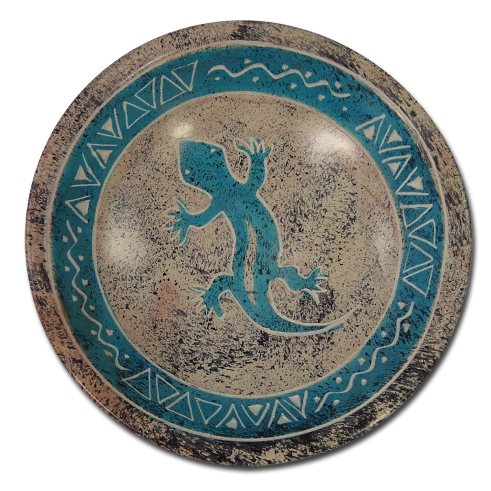 Steinschale "Funky Gecko", ca. 10 cm | African Attitude | Wir bringen