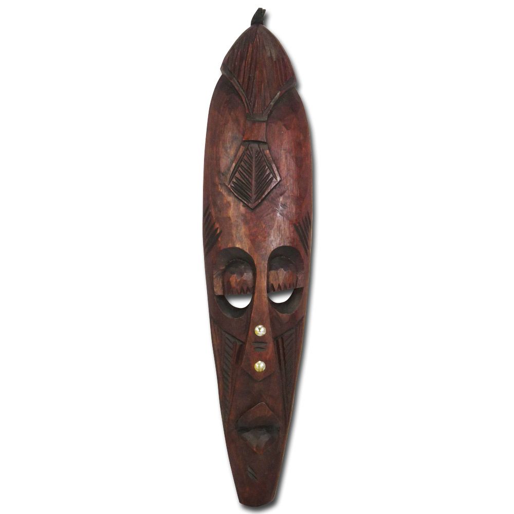 Wooden mask "Kenya Tribe", small About African Attitude your Africa