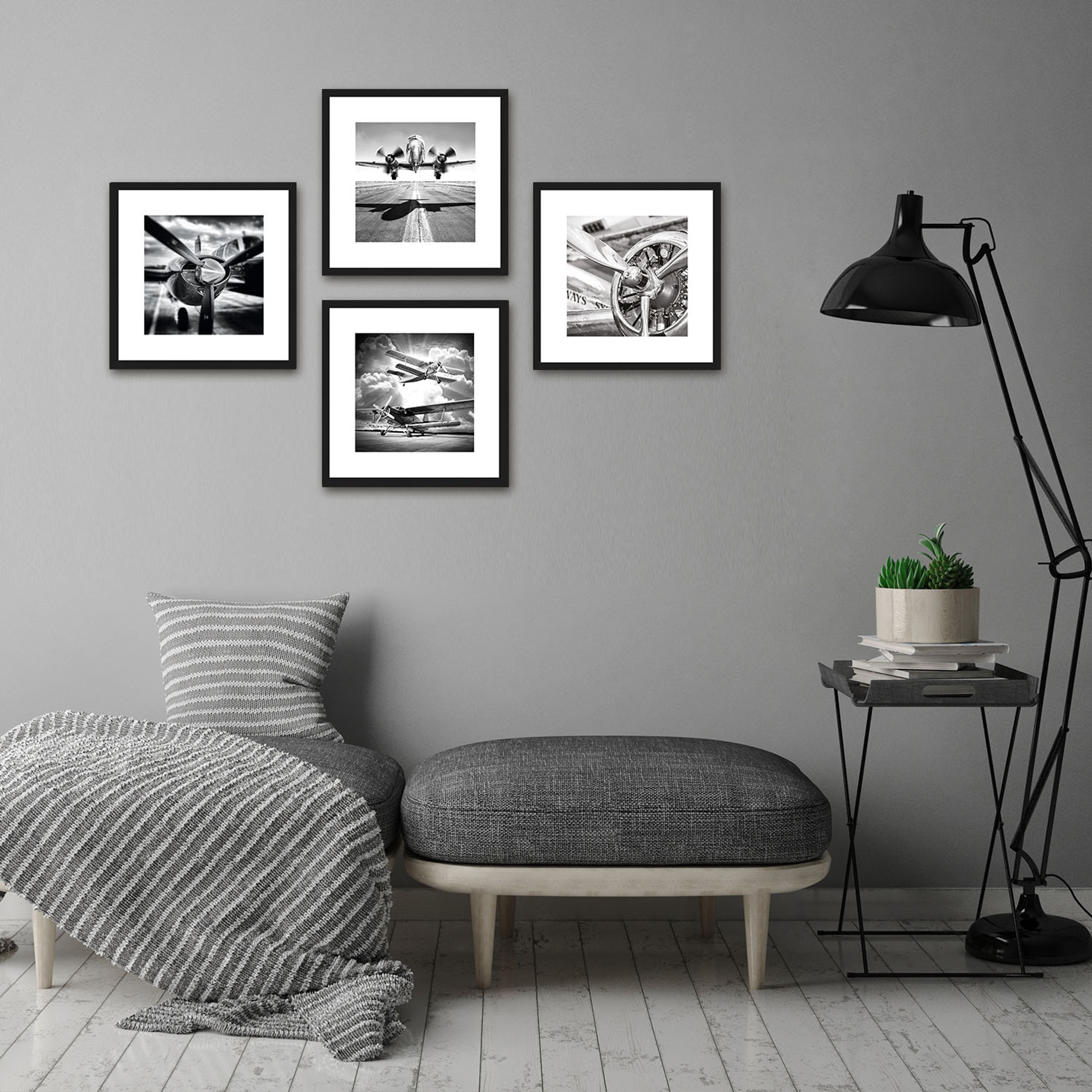 43++ Bilder mit spruechen und rahmen , artissimo Poster Set mit Rahmen Bilder Set gerahmt 4x 30x30cm schwarzweiß Foto eBay