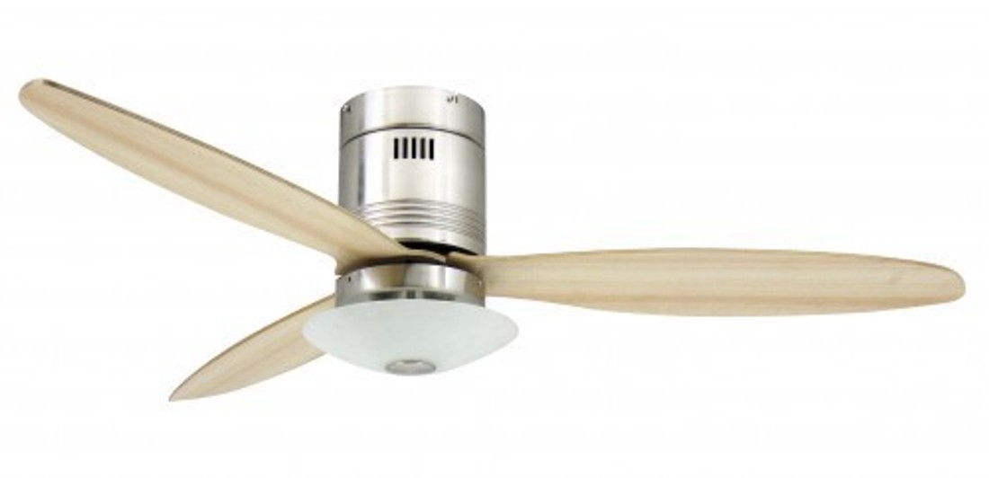 Ceiling Fan Aero Maple With Light And Remote Control
