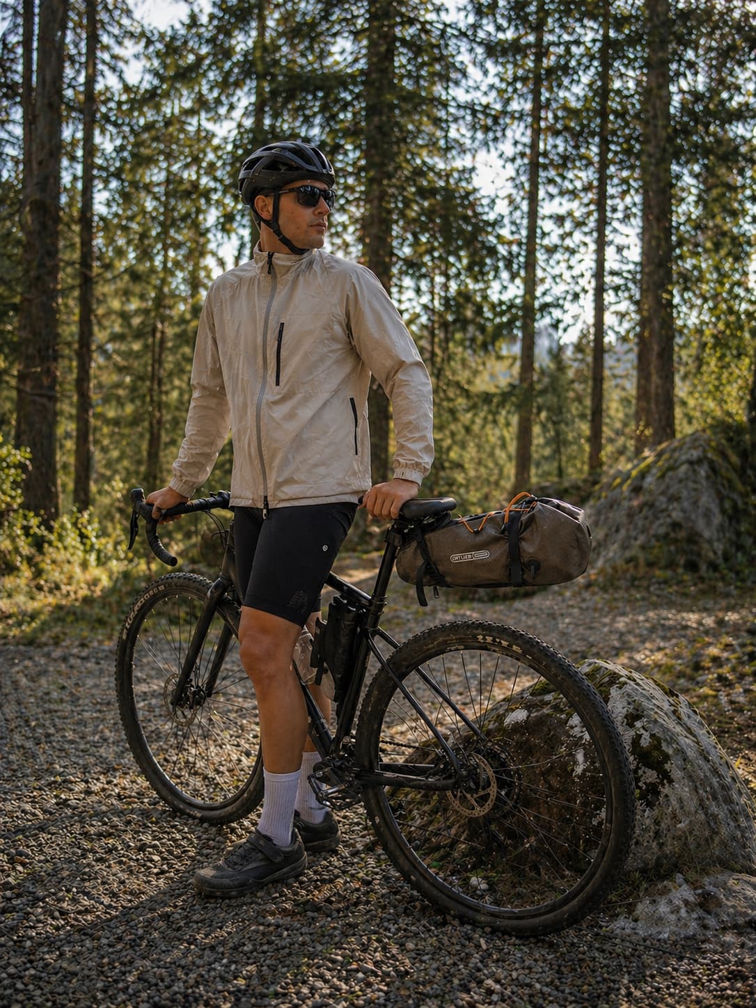 ORTLIEB Fahrradtasche beim Mountainbike