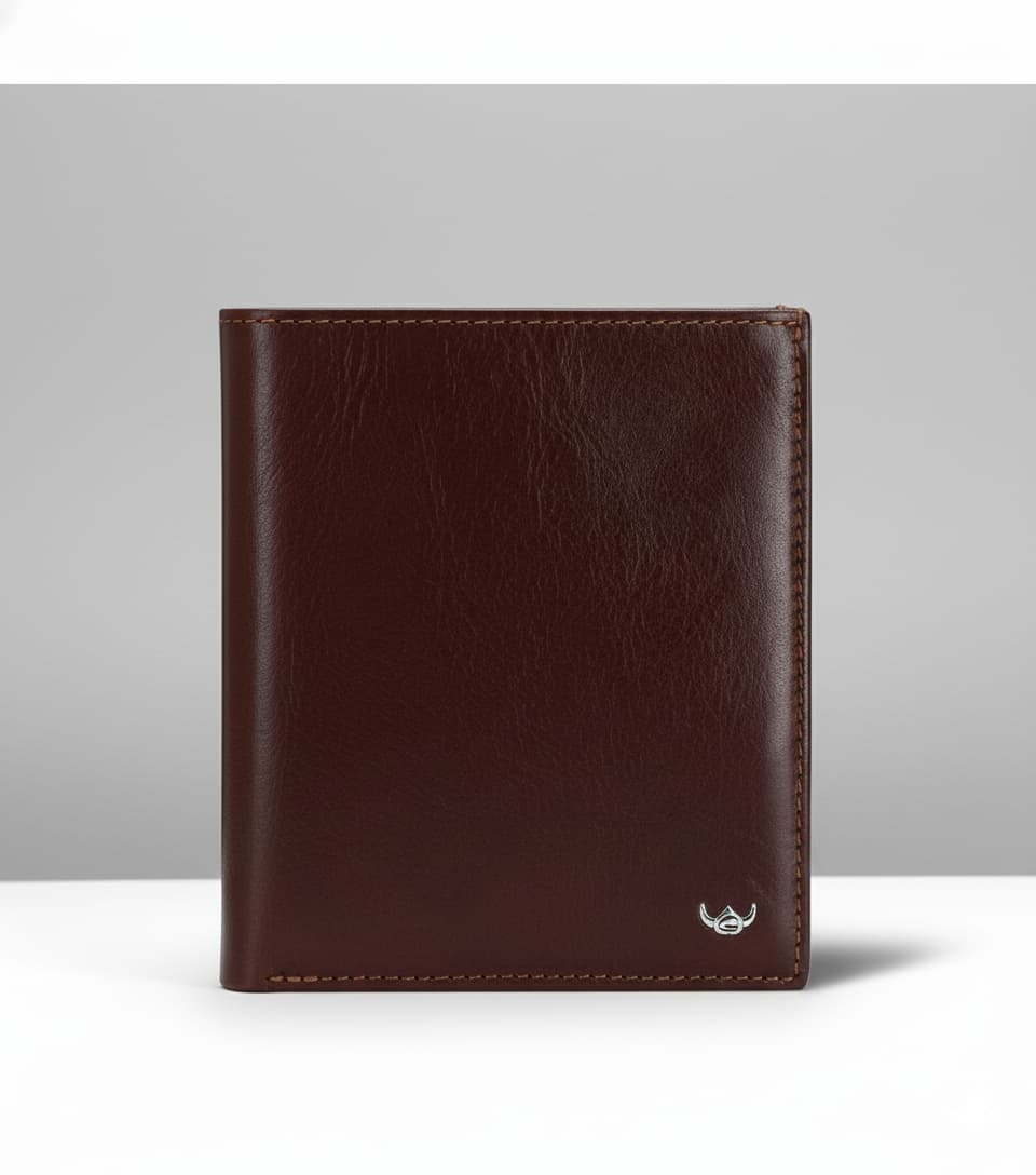 Golden Head Colorado RFID Protect Billfold Coin Wallet Tobacco