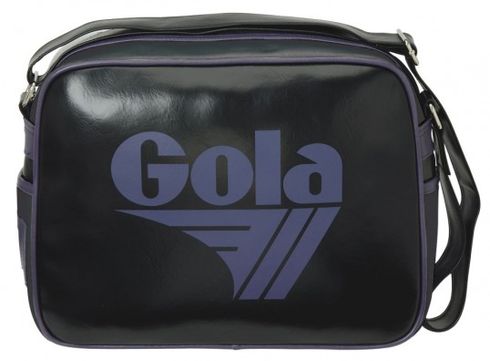 Gola Redford Bag Tasche Schultertasche Schwarz Lila Black Damson Gola Redford Bag Tasche Schultertasche Schwarz Lila Black Damson