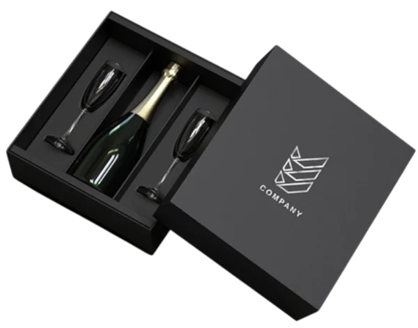 Box mit Logo und Inlay