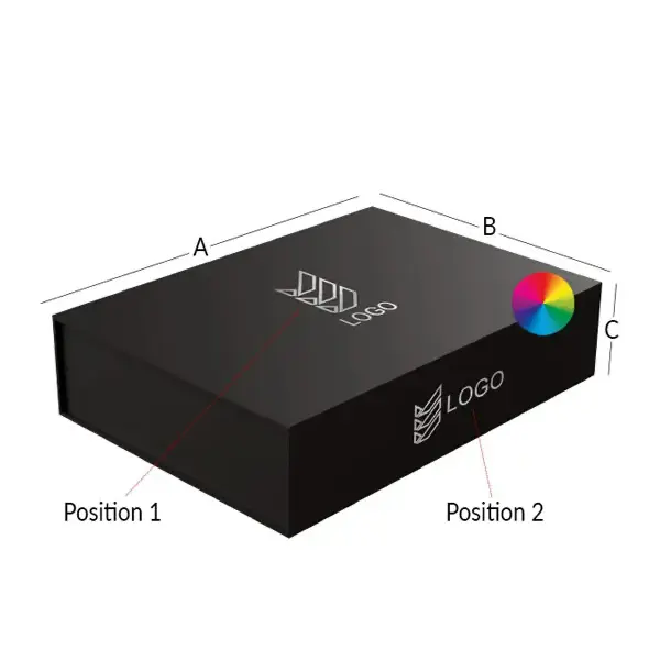     [Bundle] Magnetic box printed with logo embossing / screen printing