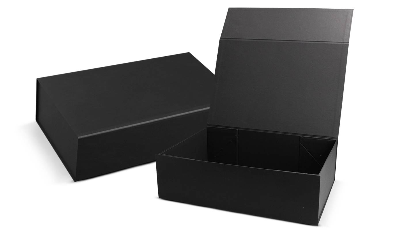 Schwarze Magnetbox 33x22x10 cm