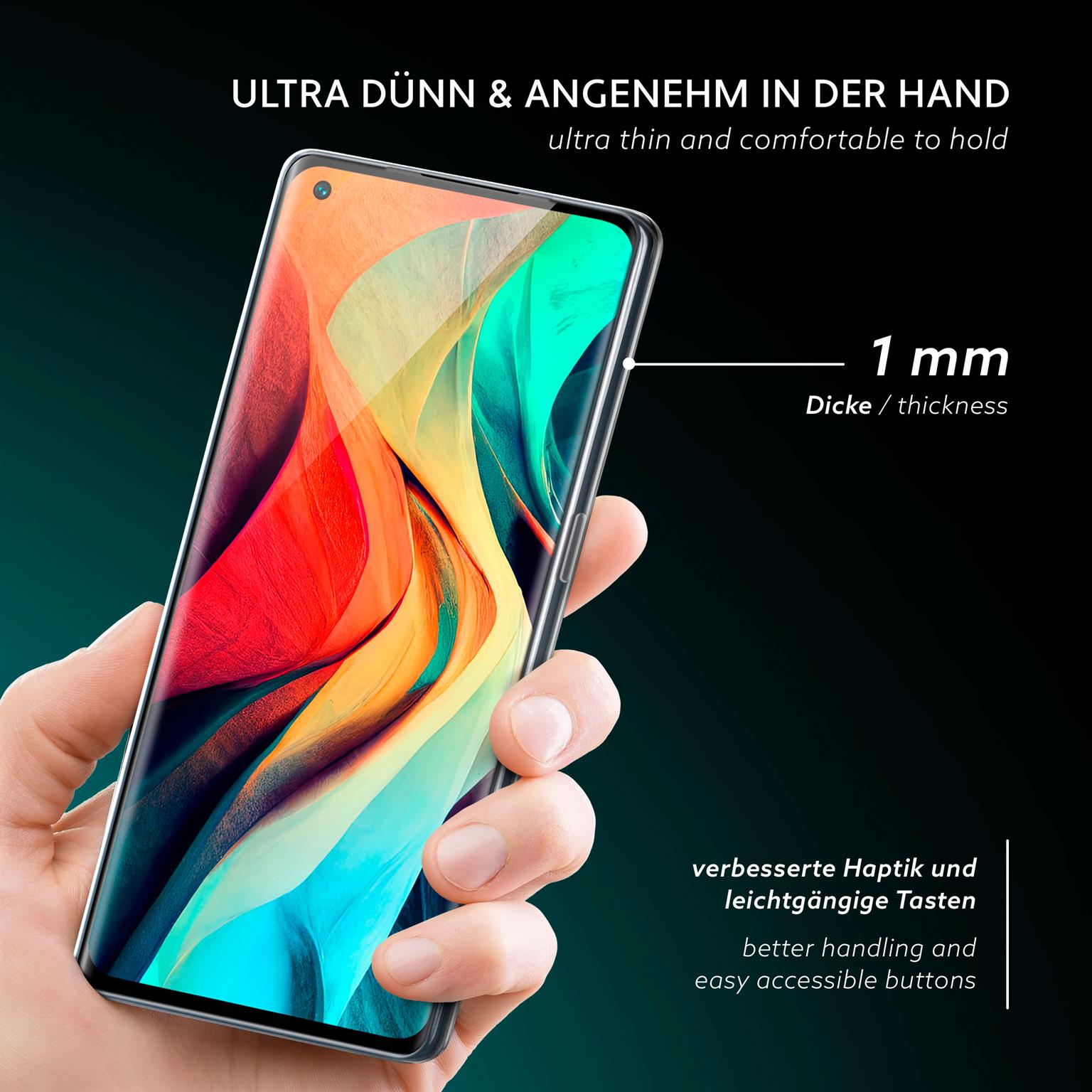Oppo Coque pour Oppo Find X3 Neo Rigide en Silicone Noir 6944284679504