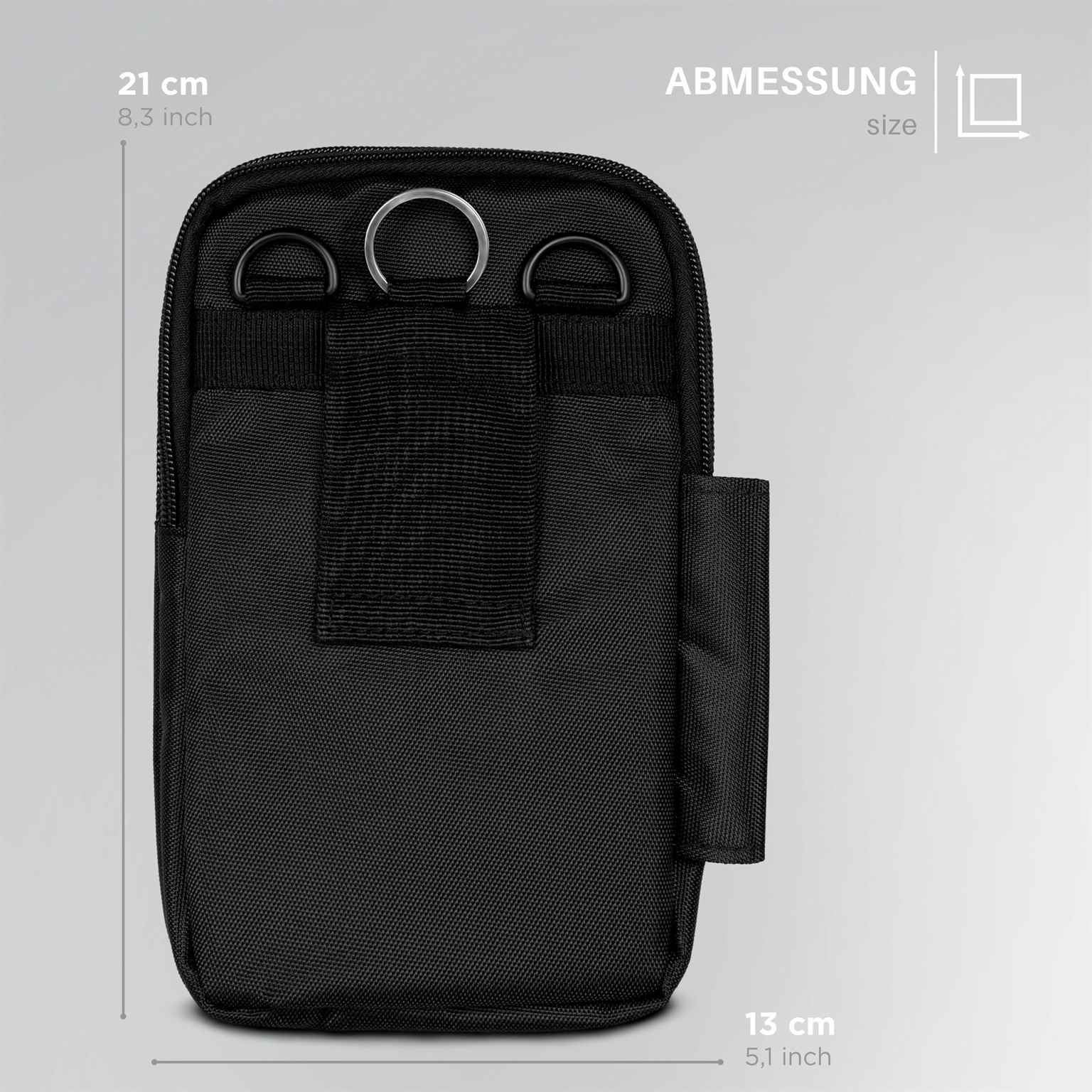 Handy Umhängetasche für LG K40 Gürtel Tasche Etui Cover Robust