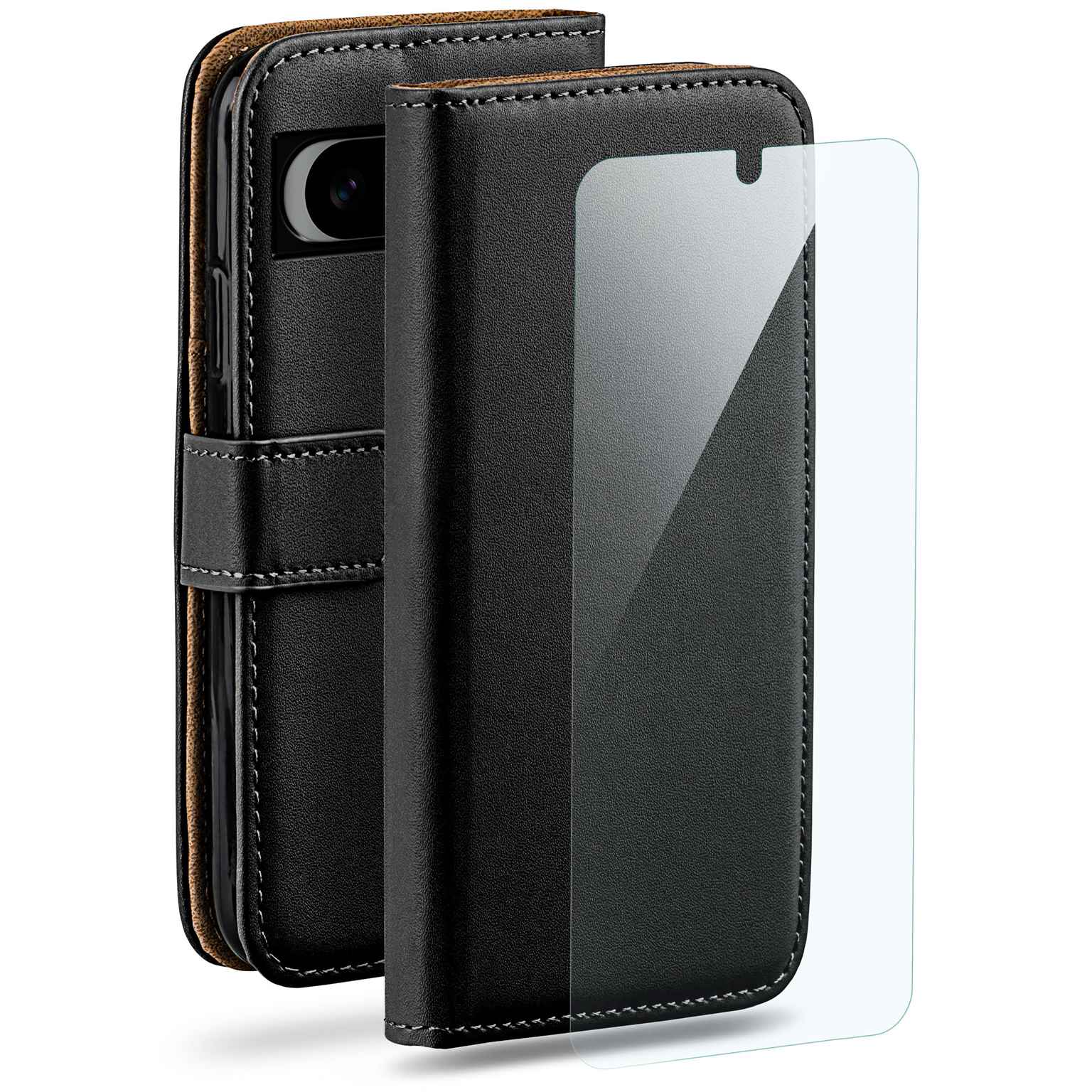 Handy Tasche fr Google Pixel 8 Schutz Hlle zum Klappen Handyhlle mit  Folie | eBay.de