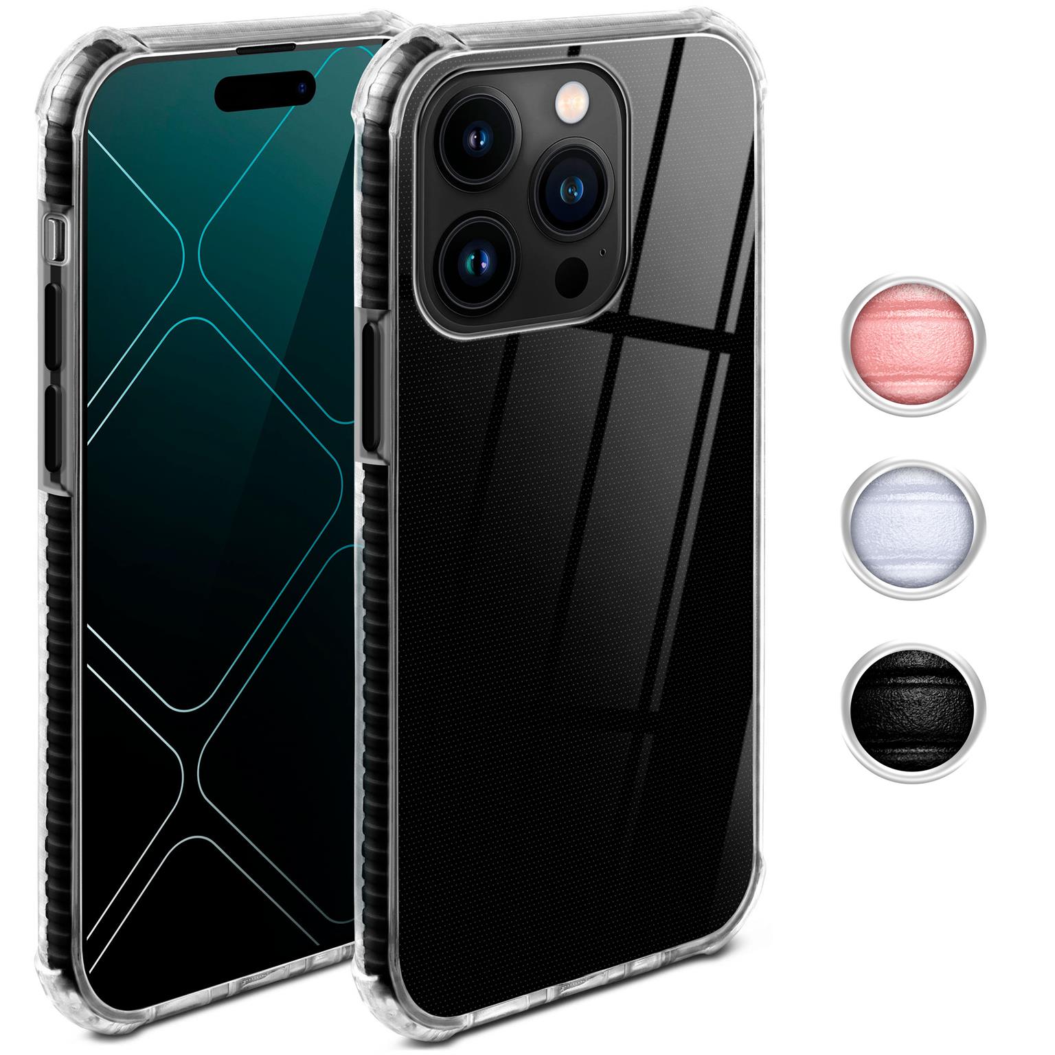 Hlle fr Apple iPhone 15 Pro Transparent Eckschutz Case Silikon Handyhlle  | eBay.de