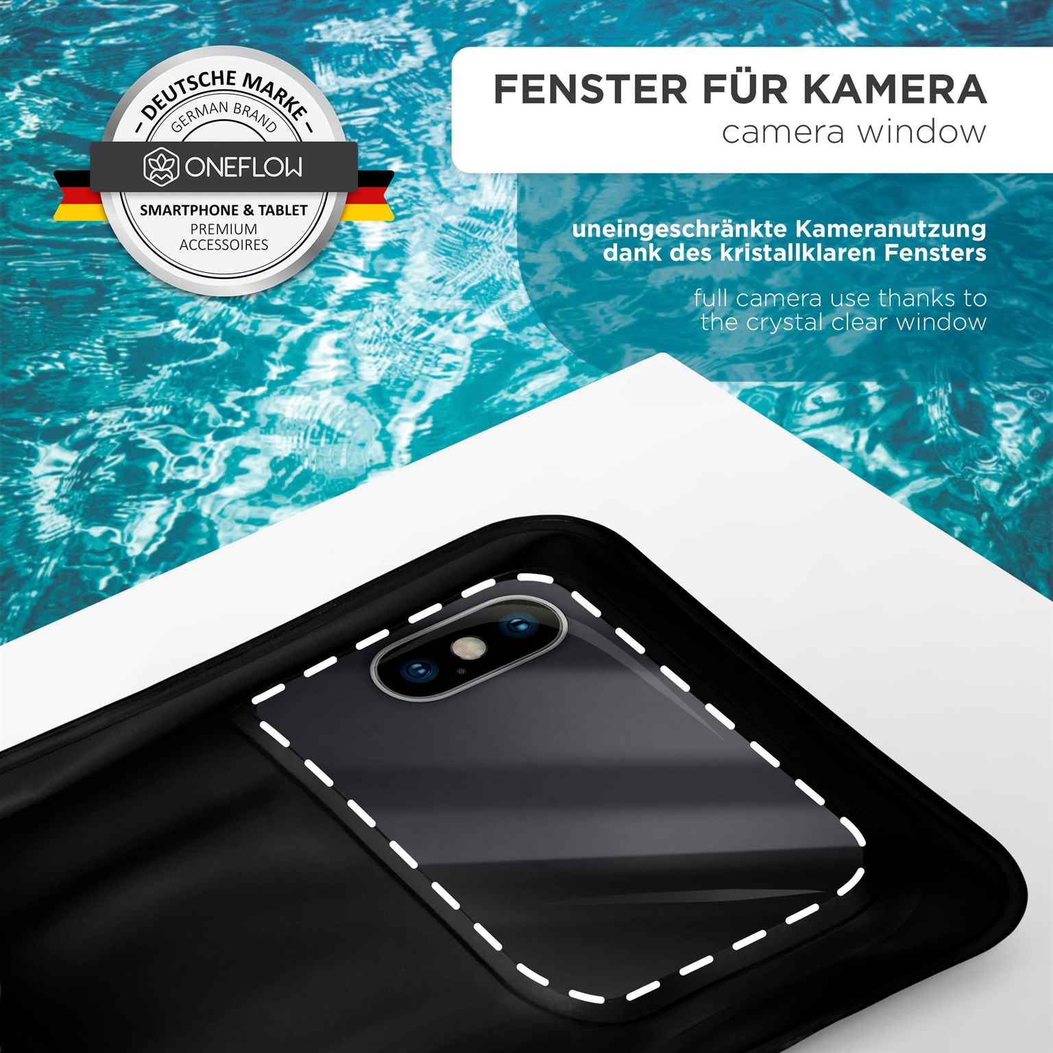 Wasserdichte Handyhlle fr ZTE Blade A75 Unterwasser Hlle Schnorcheln  Cover | eBay