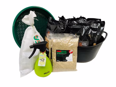 XXL Wurmzucht - mit 1 kg Wurmmix (ca. 1100 St.) für eigenen Zuchtbehälter (ohne Zuchtbox)