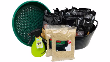 Premium Zubehör Set (ohne Würmer) - für Wurmzucht