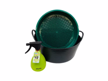 Zubehör Set - Wurmsieb, Auffangbehälter, Wassersprüher - (ohne Würmer)