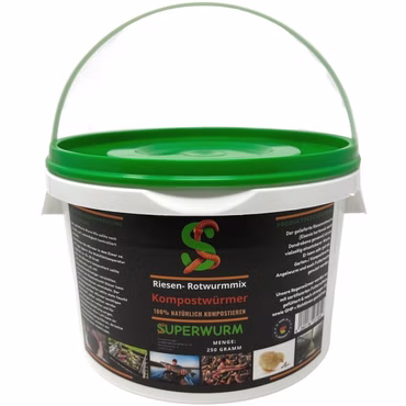 Superwurm Kompostwurm-Mix 250g (ca.300 St.)