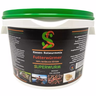 Superwurm Futterwurm-Mix 250g (ca.300 St.)