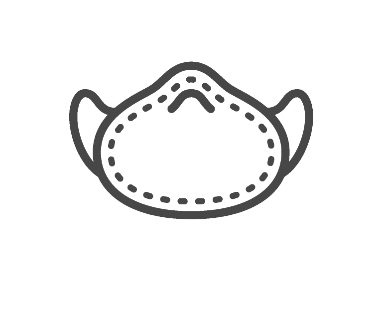 FFP2 Maske FFP2 Maske, zu kaufen im Shop, die Träger und Umfeld schützt