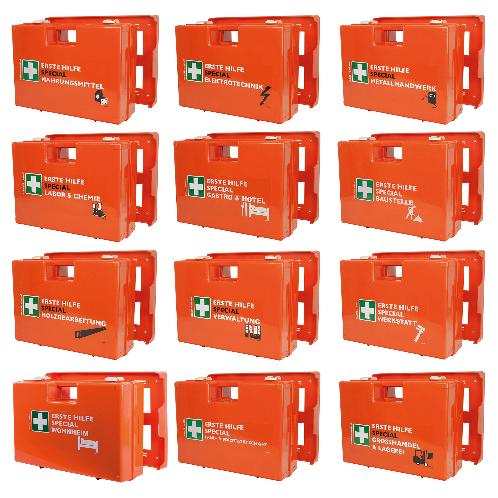 Verbandkoffer SPECIAL Gro/ßhandel /& Lagerei mit Inhalt DIN 13157