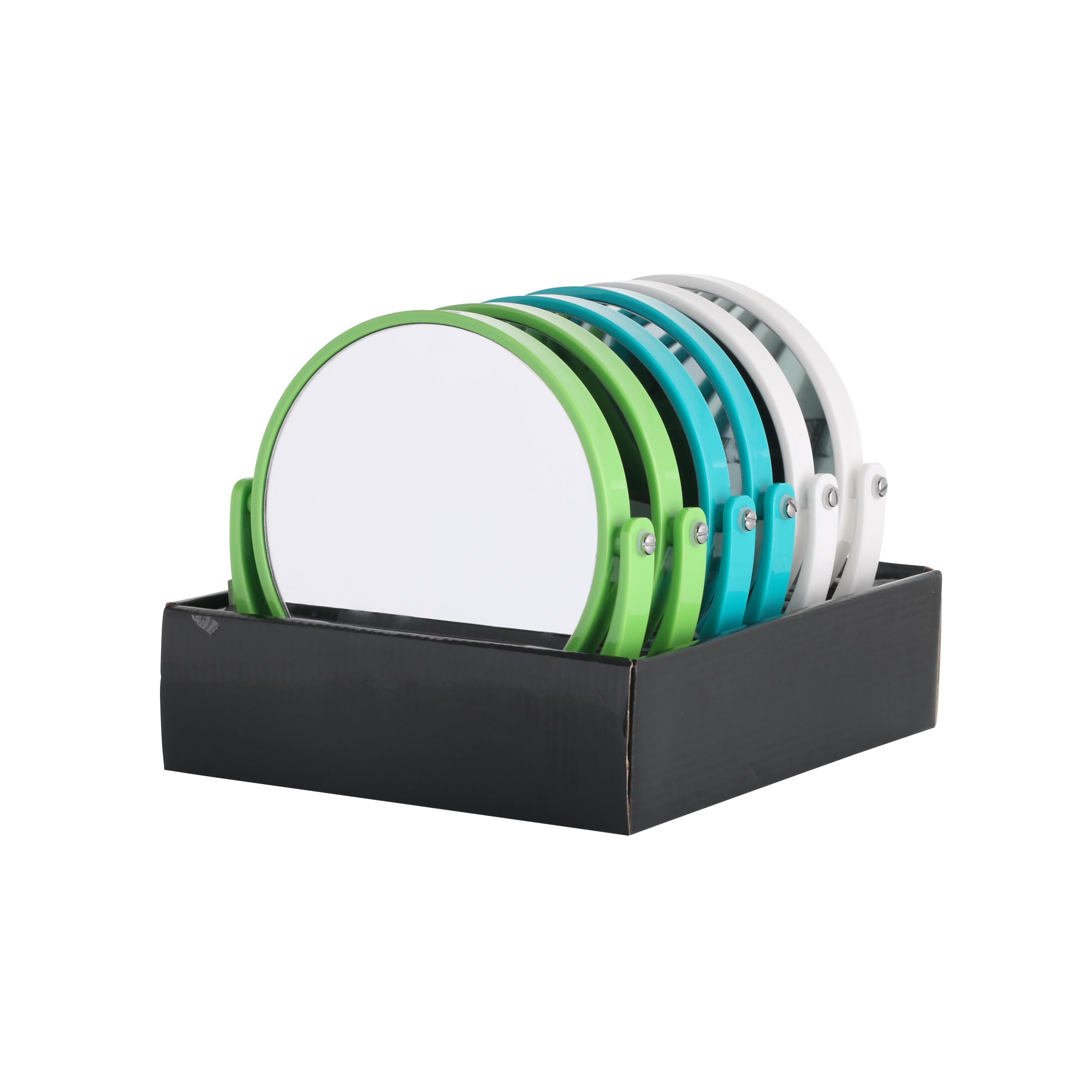 Standspiegel grün/türkis/weiß "Parla" Standspiegel grün/türkis/weiß "Parla"