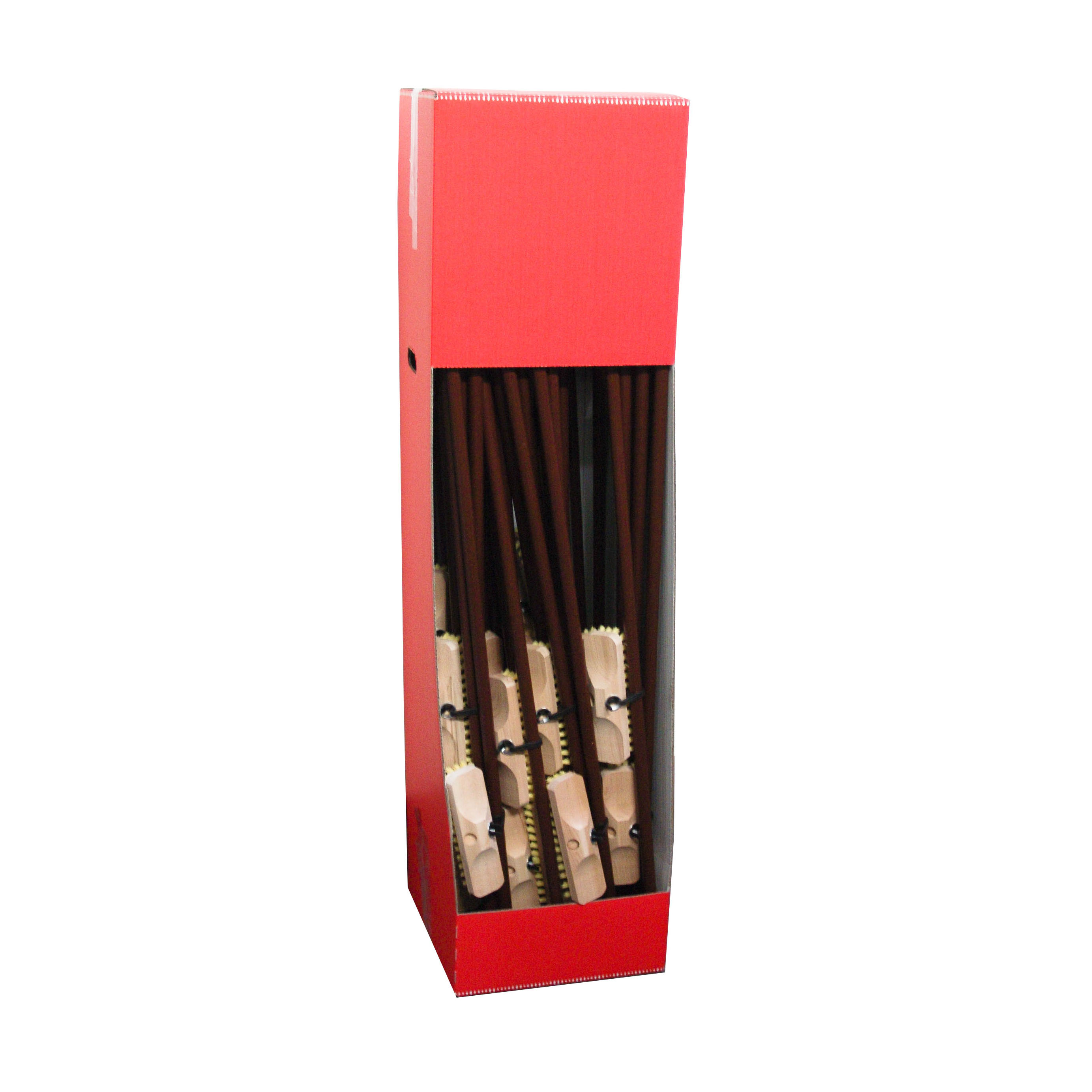 Schrubber mit Metallstiel im Display Schrubber mit Metallstiel im Display