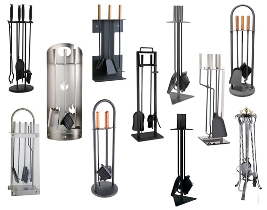 Kaminbesteck Kamingarnitur Kaminzubehör Kamin-Werkzeug Kaminset 3- oder