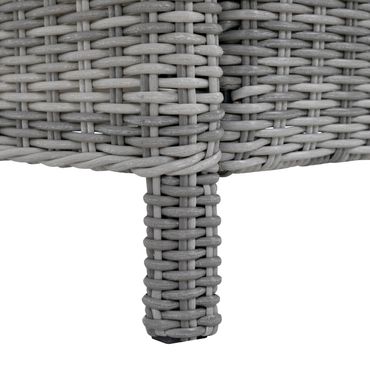 Gartenstuhl Gartenmöbel Stuhl Hochlehner Sessel Kissen Poly Rattan