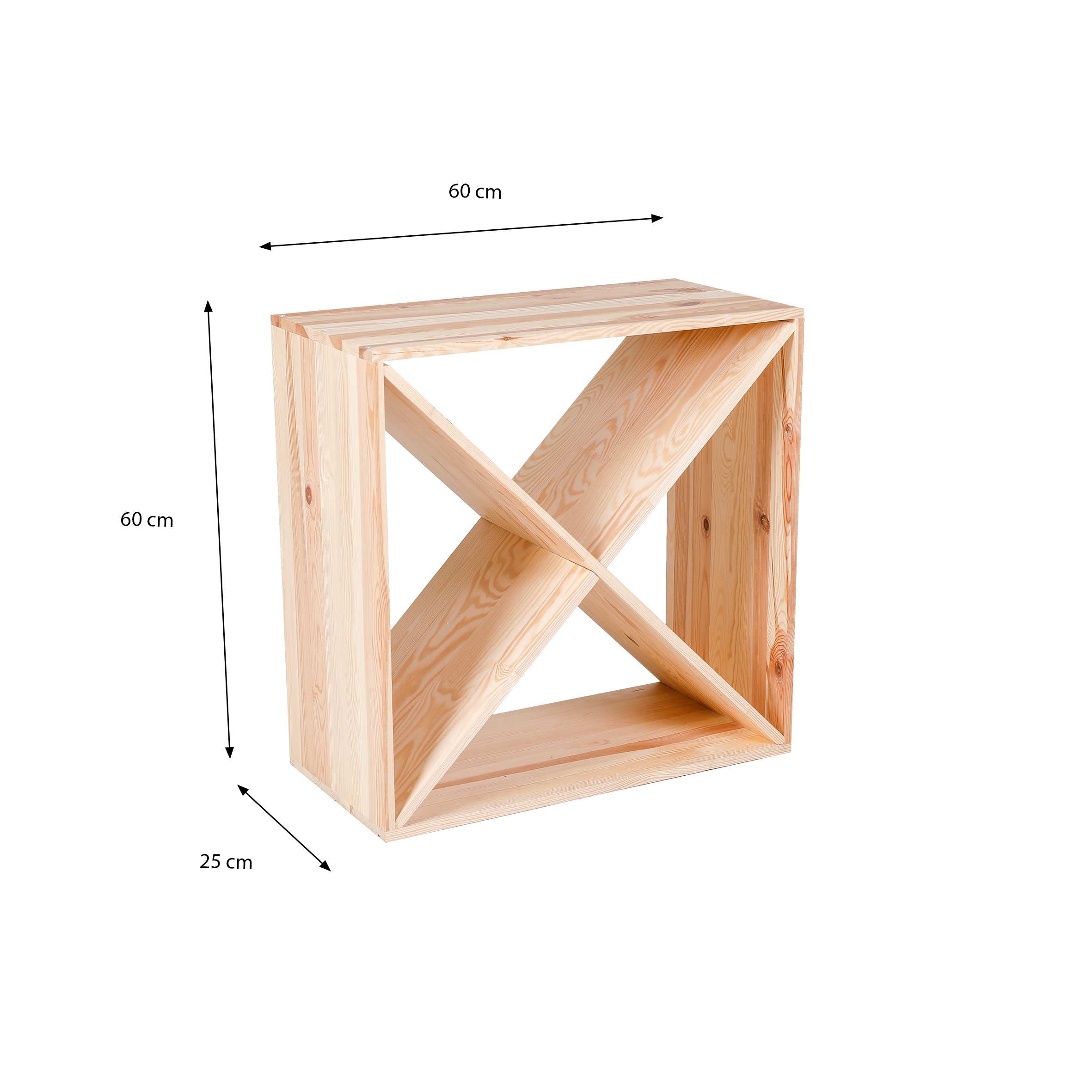 Weinregal, Kiefer FSC100%, mit 4 oder 12 Weinregal, Kiefer FSC100%, mit 4 oder 12