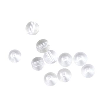 Spro Round Smooth Glas Beads Glasperlen Texas & Carolina Clear Diamond 4mm