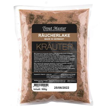 Spro Trout Master Fisch-Räucherlake Kräuter 500g