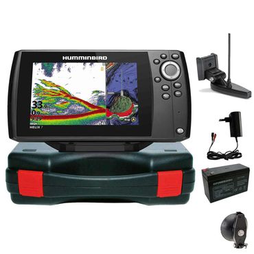 Humminbird Helix 7 Chirp GPS G4 GPS Kartenplotter Echolot Portabel Basic - Komplett mit Geber