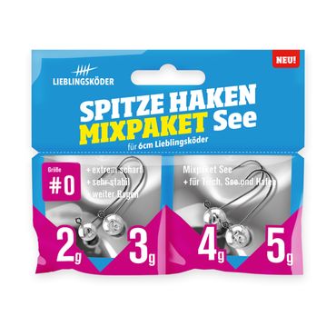 Lieblingsköder Spitze Haken Mixpaket Jigheads