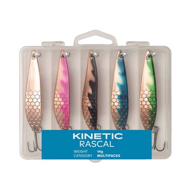 Kinetic Rascal Blinker Set bleifrei – Angelset Raubfisch