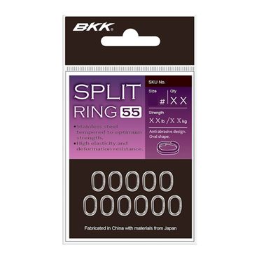 BKK Split Ring-55 Stainless Sprengring