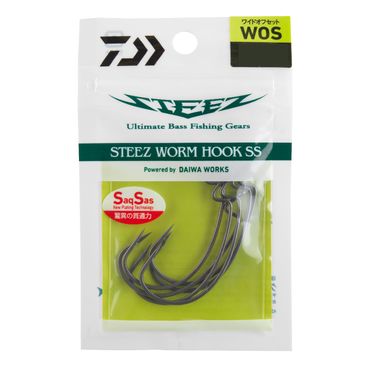 Daiwa Steez Worm Hook Wide Offset #4/0 Einzelhaken