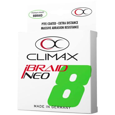 Climax iBraid NEO 275m 0,20mm fluo-chartreuse Geflochtene Angelschnur