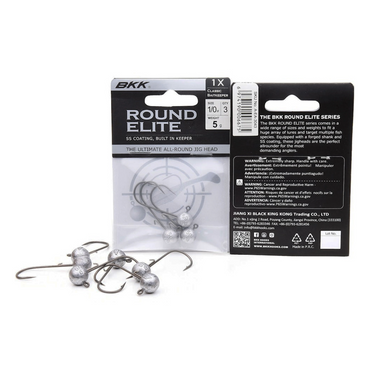 BKK Round Elite-Classic Bait Keeper 5g - #2 Jigkopf