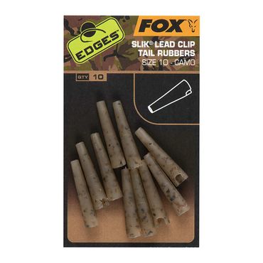 Fox Edges Camo Size 10 Slik lead clip tail rubber Karpfenzubehör