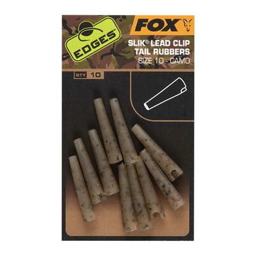 Fox Edges Camo Size 10 Slik lead clip tail rubber Karpfenzubehör