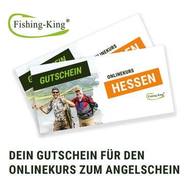 Fishing King Gutschein Onlinekurs zum Angelschein Hessen