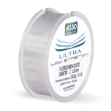 ASSO UltraLow Stretch Fluorocarbon Coated Angelschnur