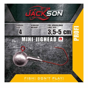 Jackson VMC Mini Jighead Größe 4 8g 5 Stk. Jigkopf Jighaken