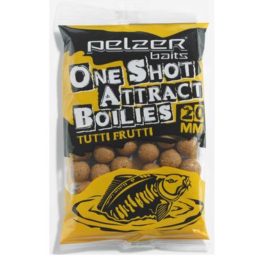 Pelzer One Shot Attract Boilies 250g Strawberry