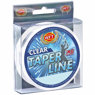 WFT Taper Line 240m Clear 0,30-0,57mm Angelschnur