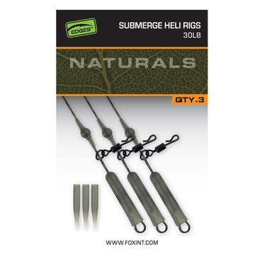 Fox Naturals Submerged Heli Rigs Karpfen-Zubehör