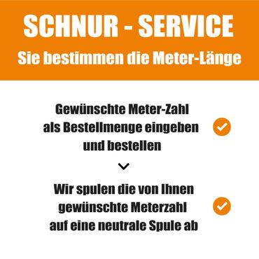 WFT Gliss KG Chartreuse geflochtene Angelschnur Wunschlänge