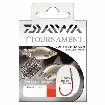 Daiwa Tournament Brassen/Feeder Gr.4 Gebundene Feeder-Vorfachhaken